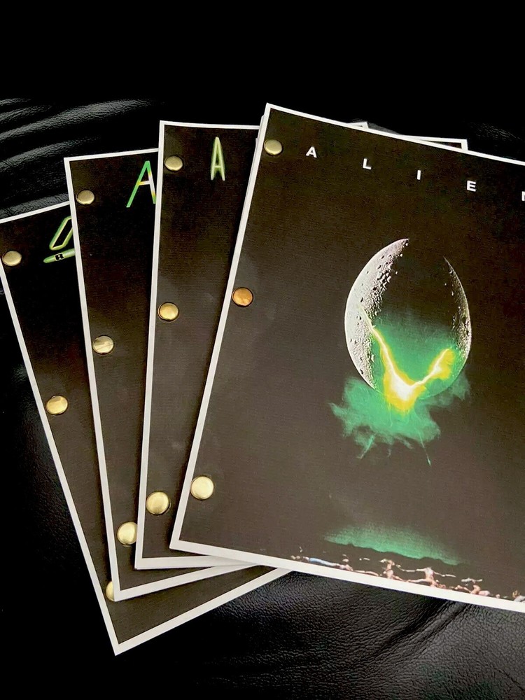 20th Century Fox THE ALIEN QUADRILOGY Rare Script SCREENPLAY SET Collection