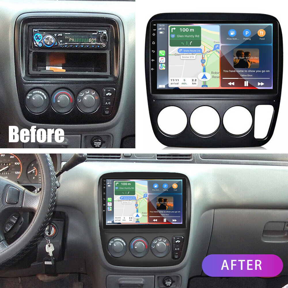 For Honda CRV 1997-2001 Radio Apple Carplay Car Stereo GPS Navi Android 13 2+32G
