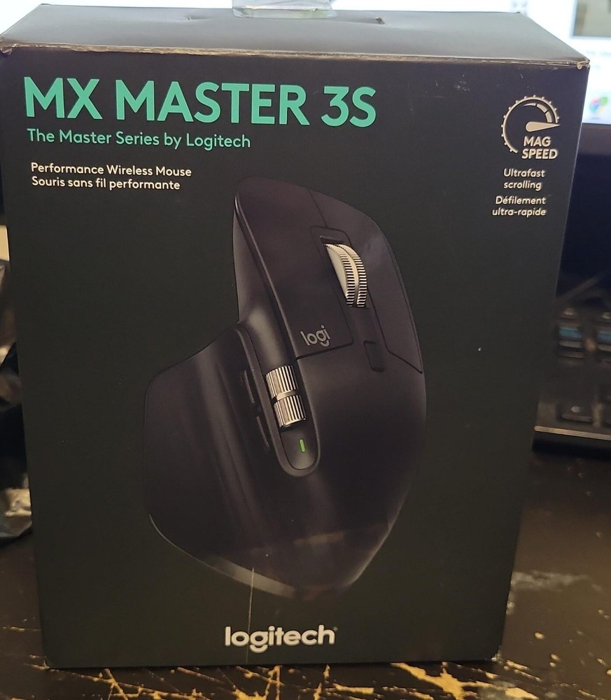 Logitech MX Master 3S Advanced Wireless USB/Bluetooth Mouse Windows, Linux New