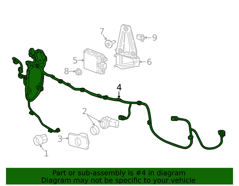 Genuine GM Wire Harness 85556174