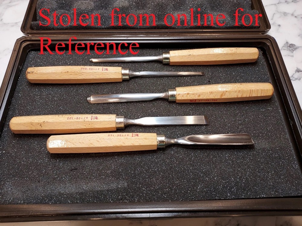 J.A. Henckels GERMANY Gunsmithing Wood Chisels Gouges Flat & Curved Brownells