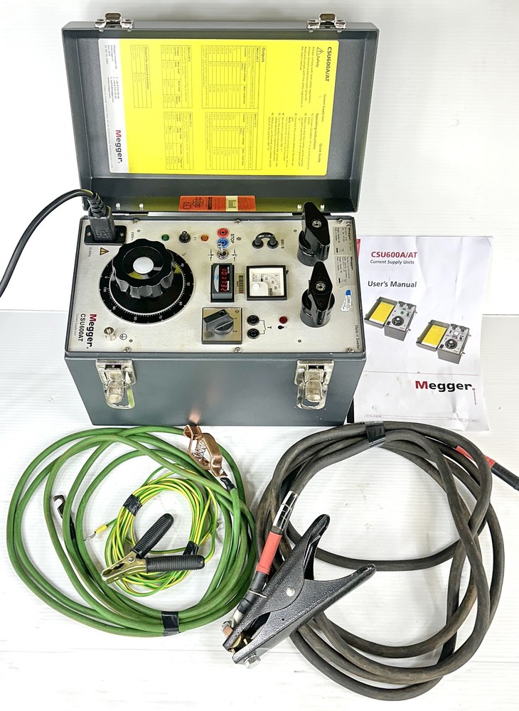 Megger CSU600AT 600A Current Supply Injector Unit - Protective Circuit Breakers
