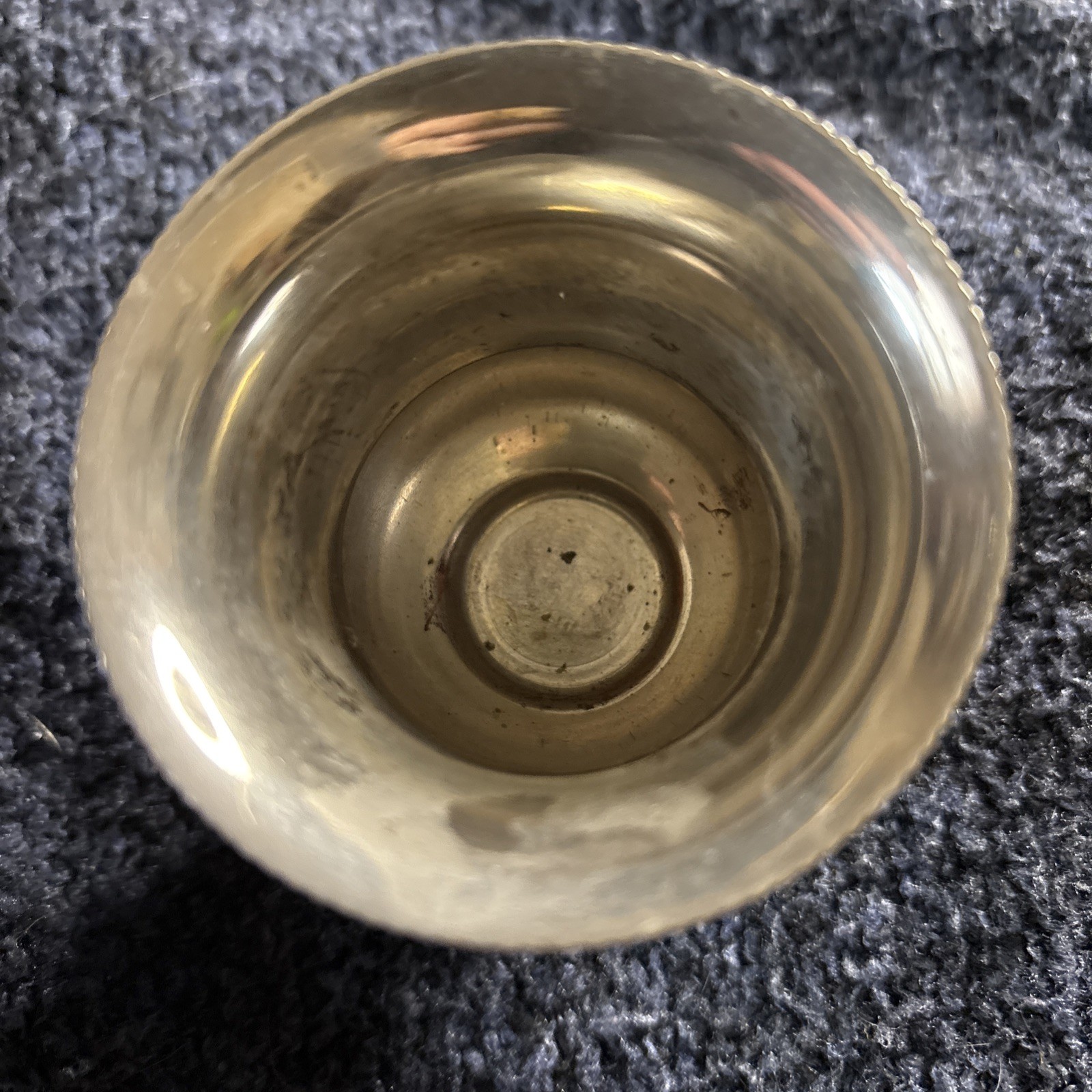 QUEENS ART Vintage. Pewter Silver Plated Toothpick Holder Made In England