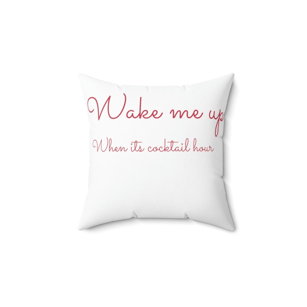 Spun Polyester Square Pillow