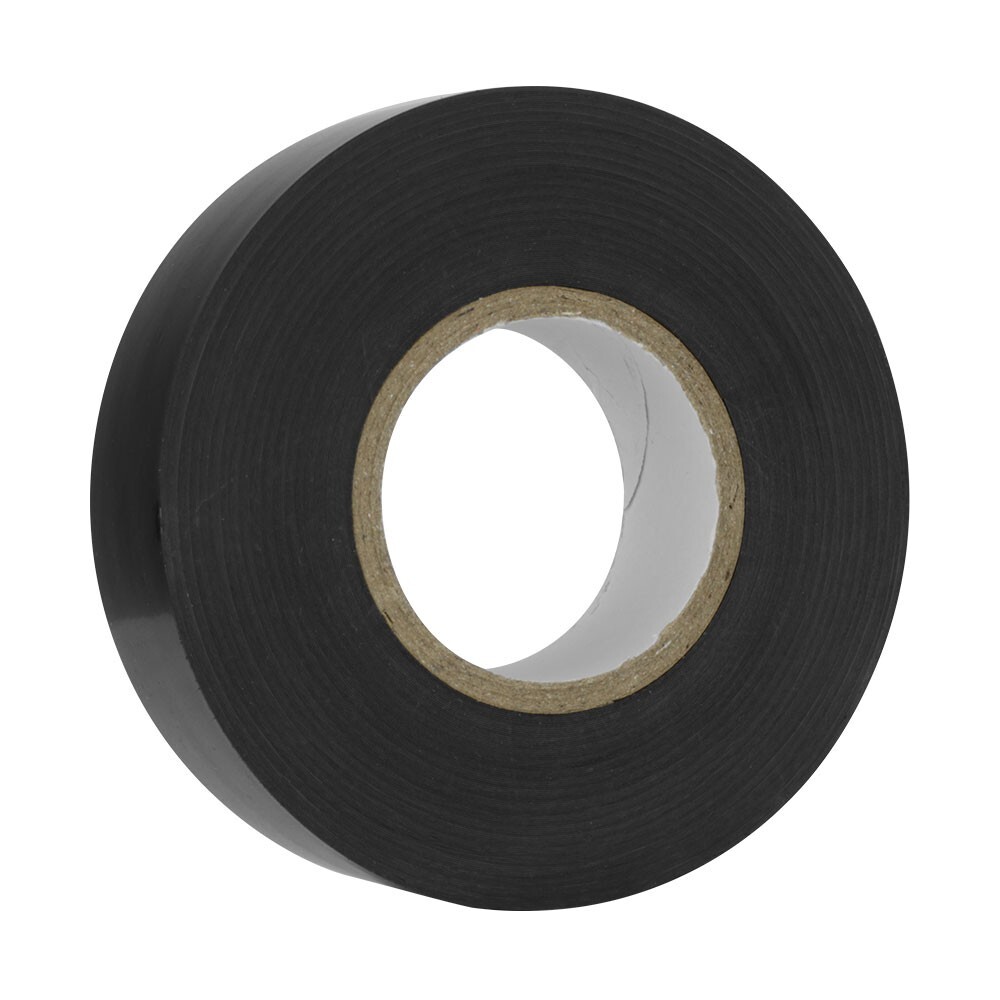 Construct Pro UL-Listed Electrical Tape (3/4in x 60ft, Black Rubber)