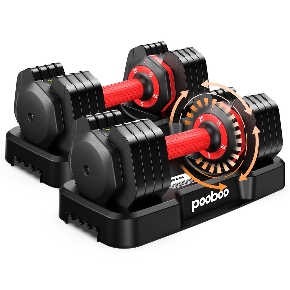 Adjustable Dumbbells Set Quick Adjust Weight Dumbbells Set Exercise Equipment