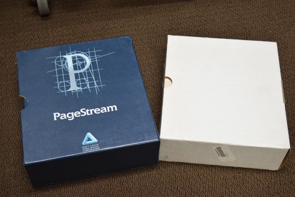 PageStream v2.22 Floppy Disk Software Set In Box for Commodore Amiga