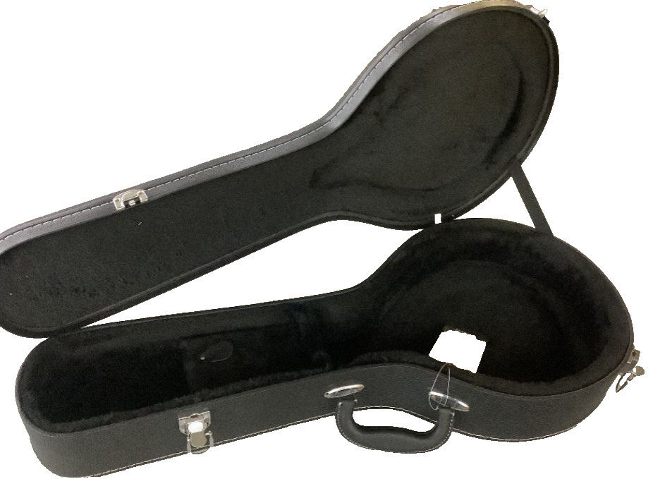 Glarry Hardshell Microgroove Carry Case Artificial Leather for A Style Mandolin
