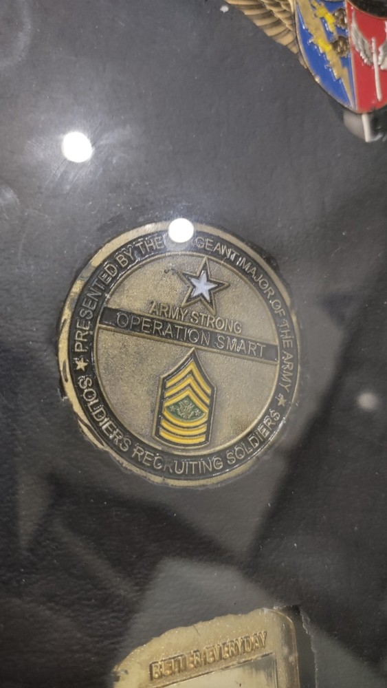 ARMY MEDAL WALL DISPLAY Real