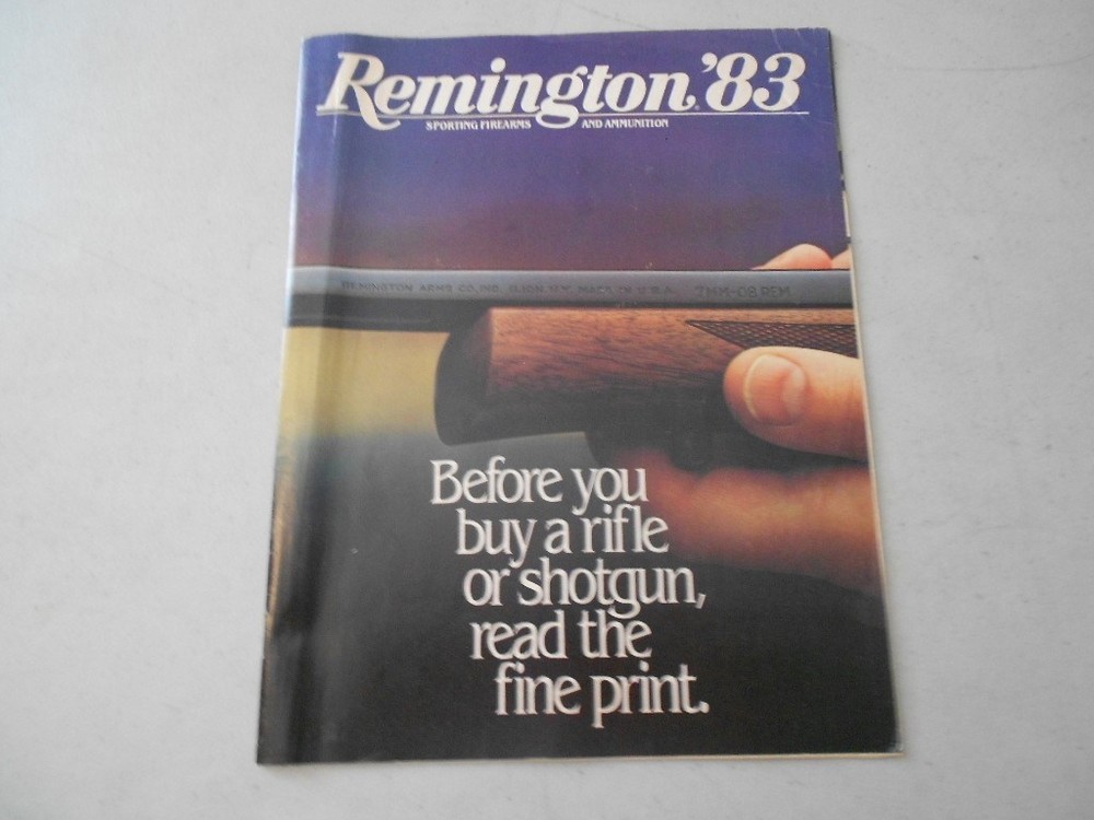 Remington 1983 Catalog