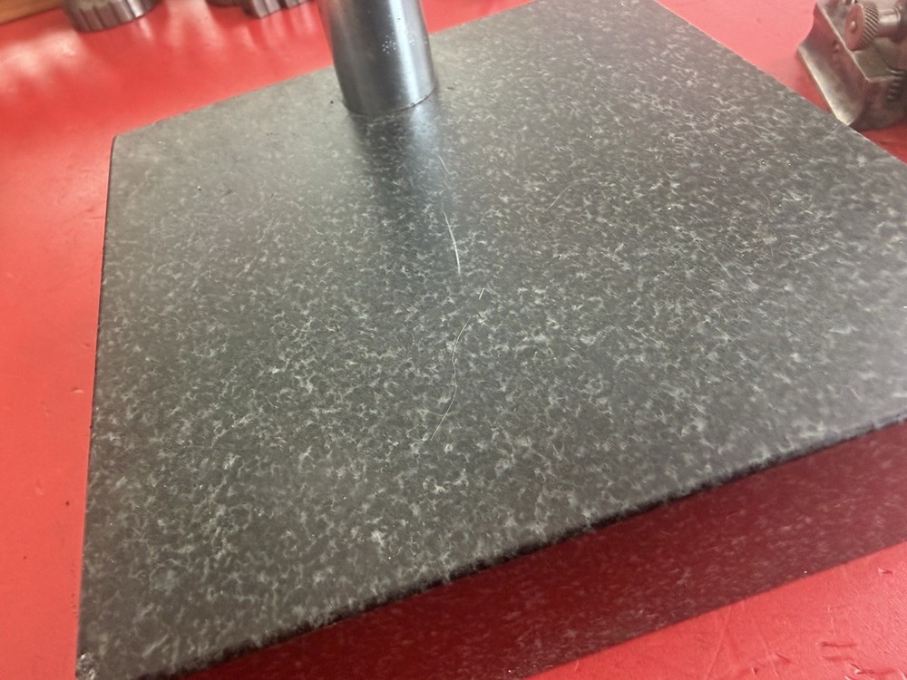 Granite Surface Comparator Stand With Indicators And Surface Gage