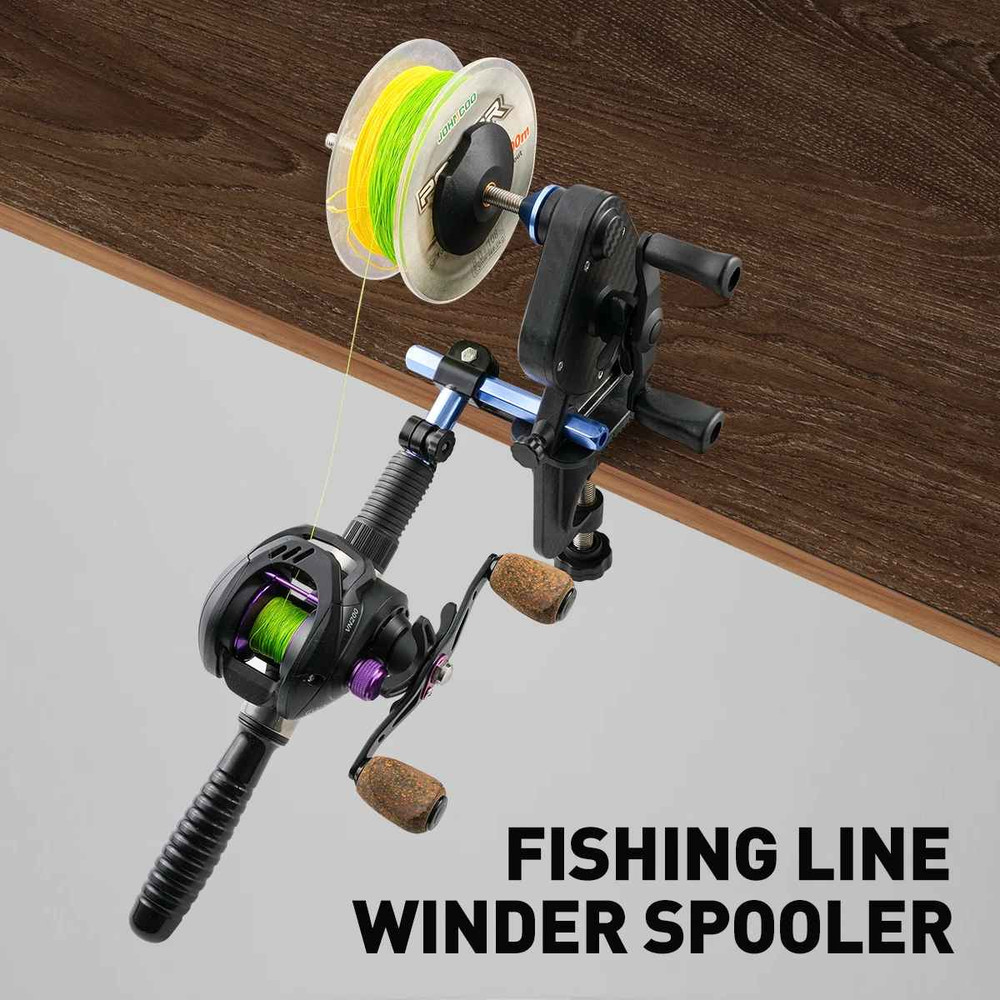 Fishing Line Spooler Winder with Unwinding Spooling Tool