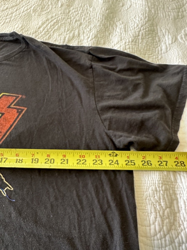 KISS - WORLD TOUR '77 - Black T Shirt - 2XL