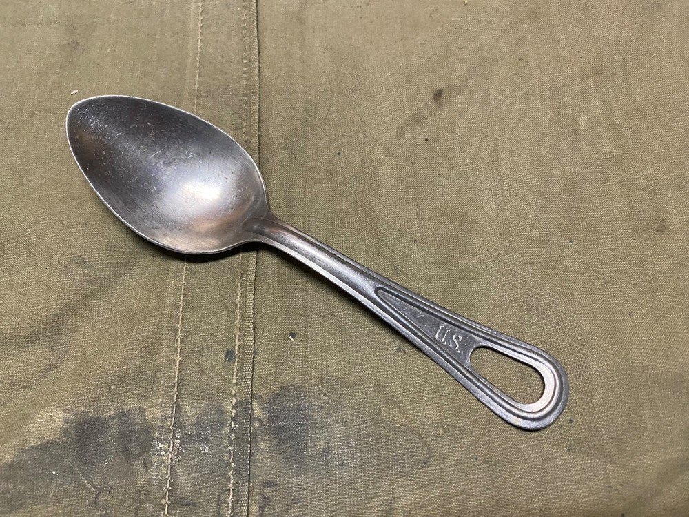 ORIGINAL WWII US INFANTRY ARMY MESS KIT SPOON UTENSIL