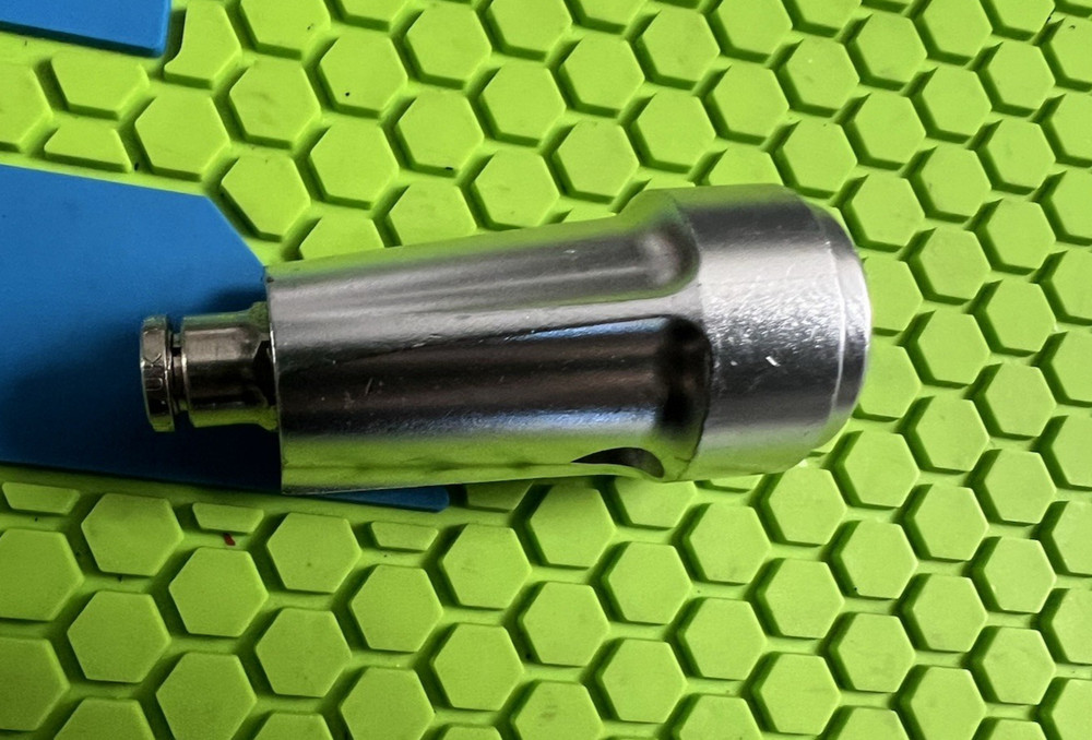 SHOCKTECH DOVETAIL MOUNT ASA + STRAIGHT MACRO FITTING- SILVER - PAINTBALL