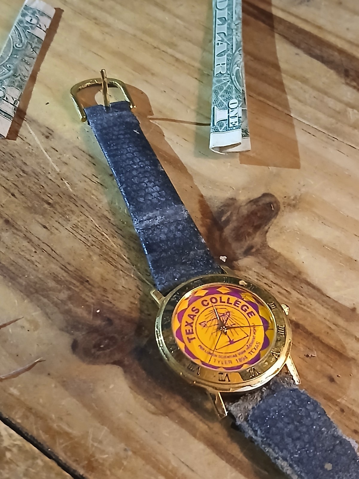 Antique African American* TEXAS COLLEGE WATCH* HBCU *TYLER TEXAS