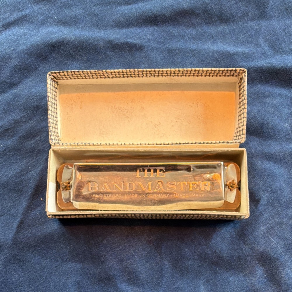 Bandmaster Diatonic Harmonica Key C Vintage with Original Box