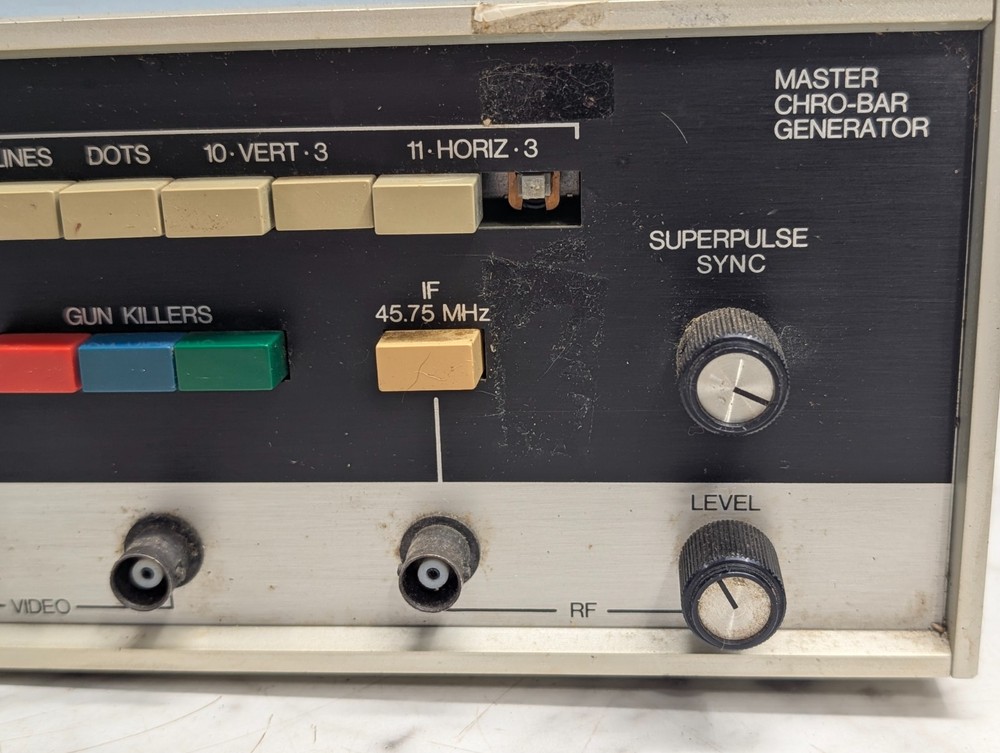 RCA Model Type # WR-515A Master CHRO-BAR Generator