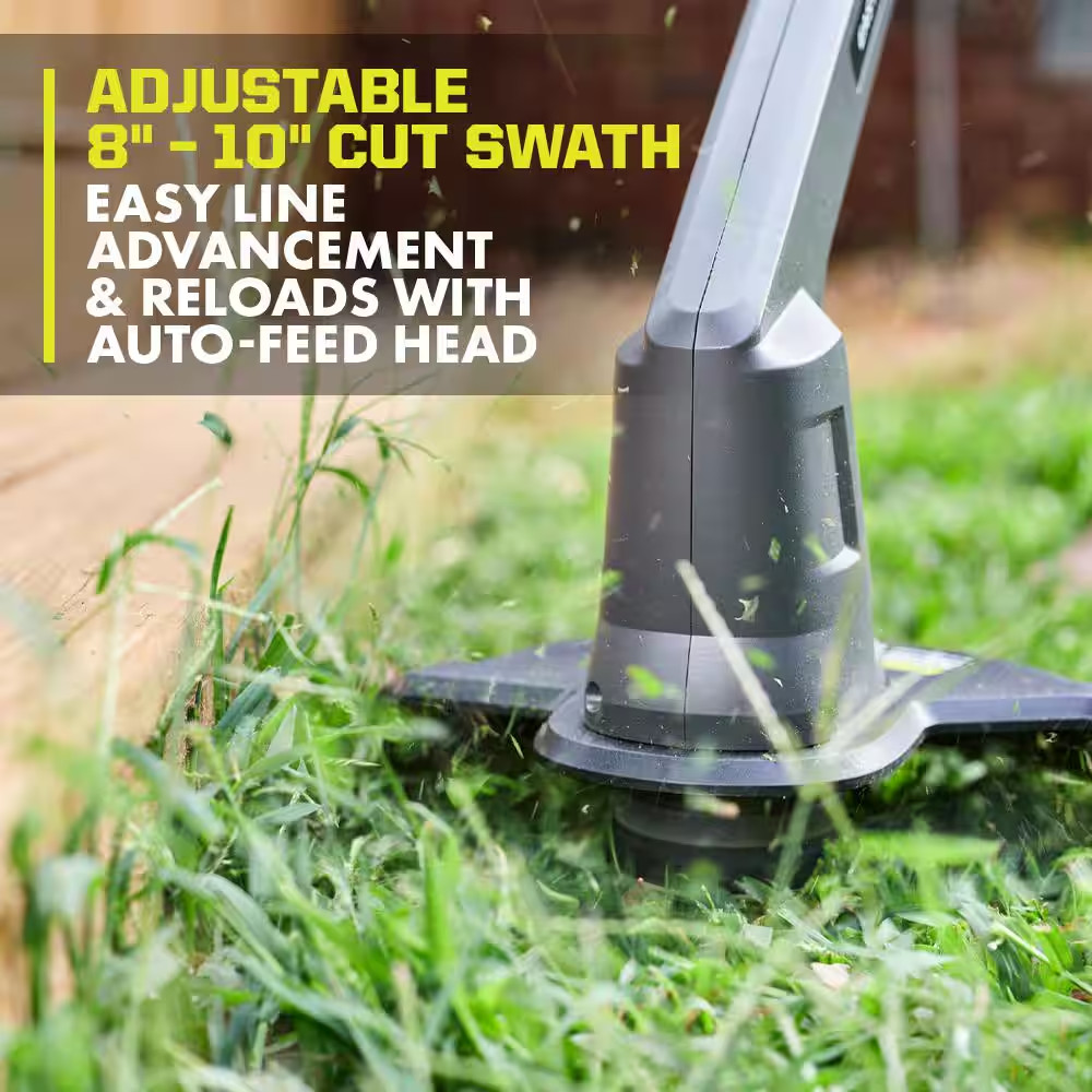 ONE+ 18V Cordless String Trimmer/Edger and Blower/Sweeper Combo Kit & 3 Pack. 06