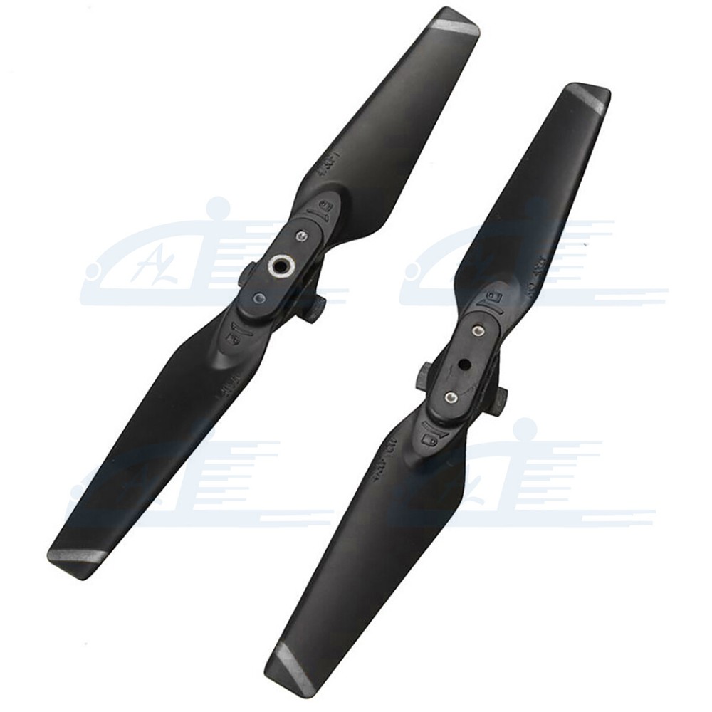 2pairs 4730F Quick-Release Foldable Propellers Blades Silver for DJI Spark Drone