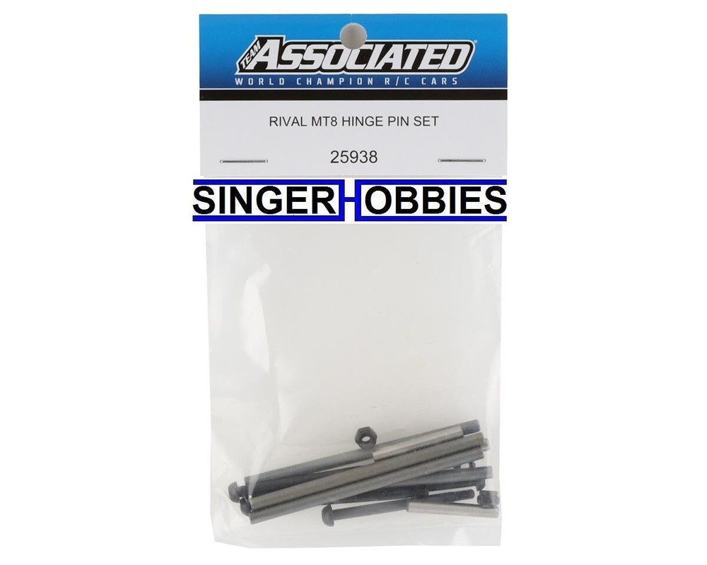 Associated ASC25938 RIVAL MT8 Hinge Pin Set HH