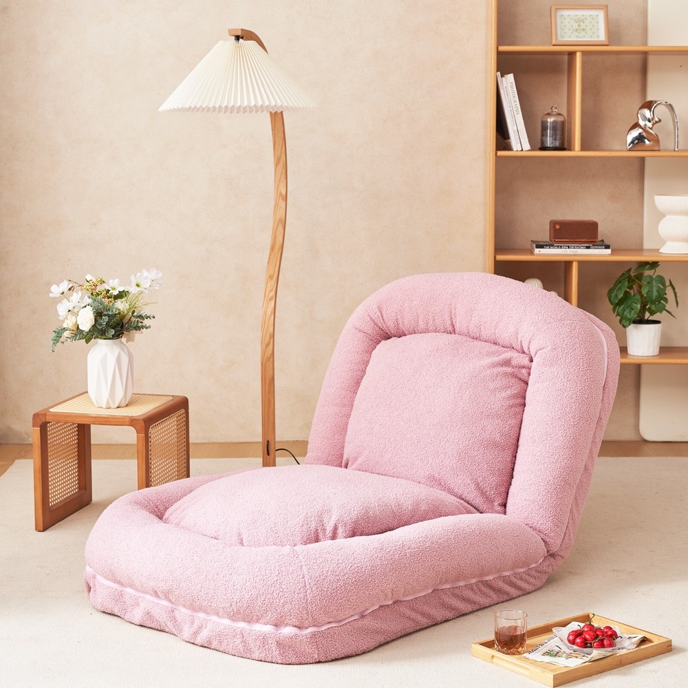 Triple Fold Down Sofa Bed,PINK