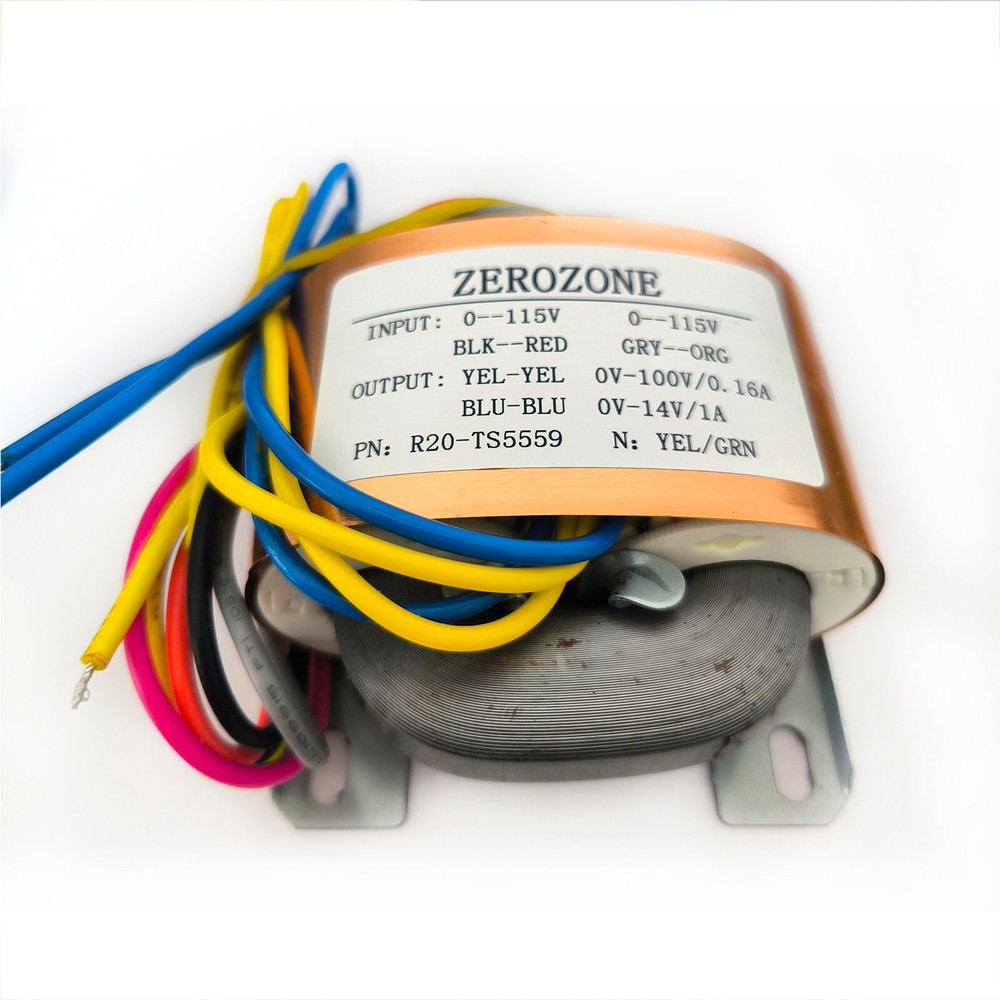 1pc Shure amplifier customized R-type transformer 100V + 14V (30VA)