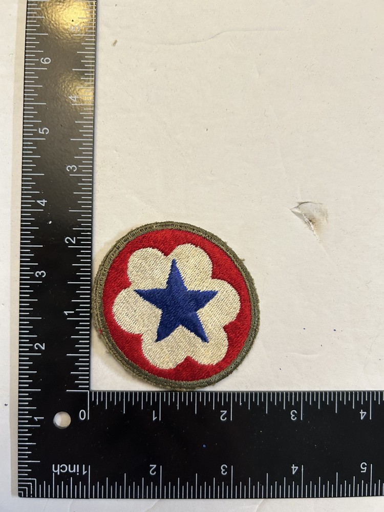 MH1698 Original WW2 US Army Shoulder Patch Army Service Command IR46B