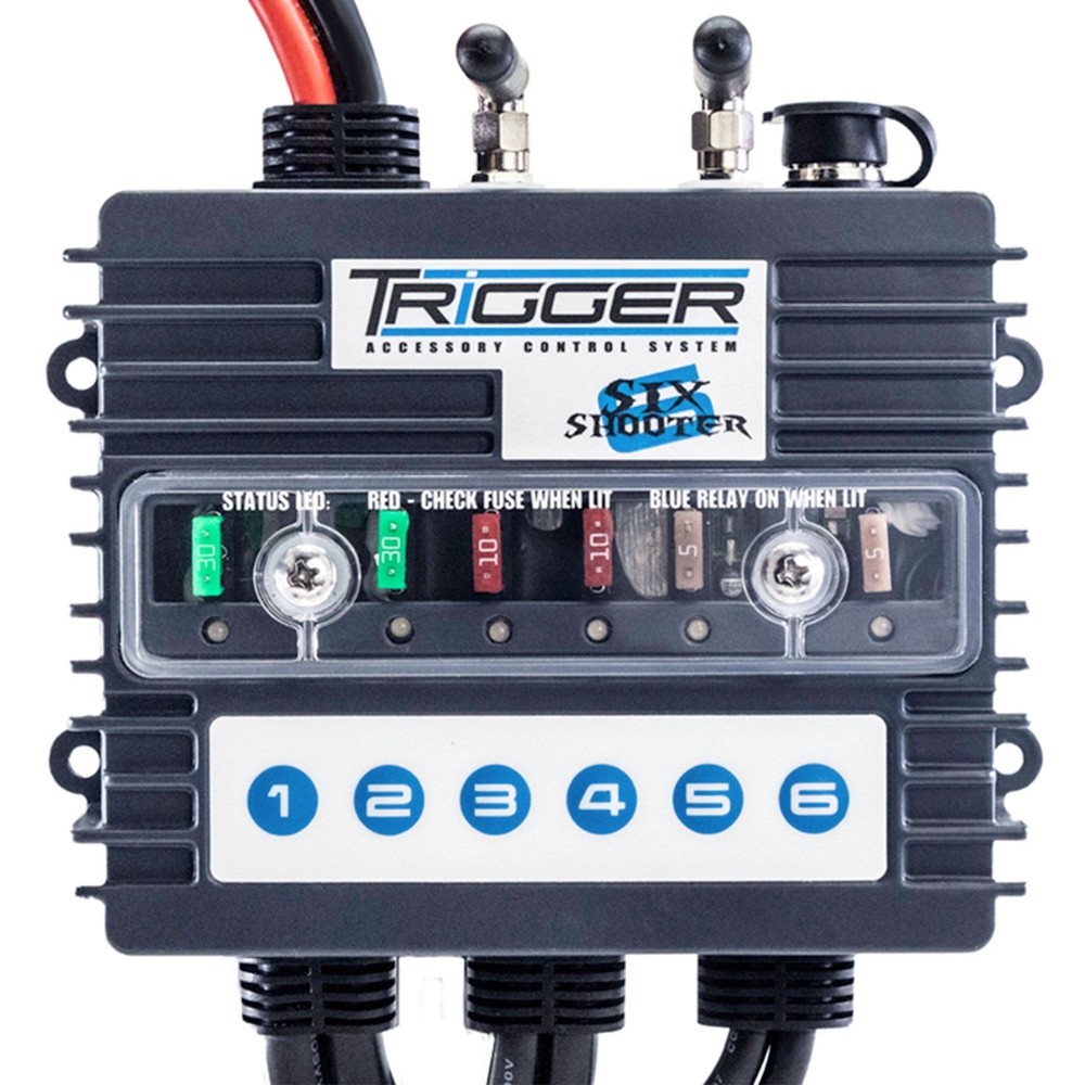 Trigger 3001 Relay system 6 switch, 6 Harness, RF/Bluetooth