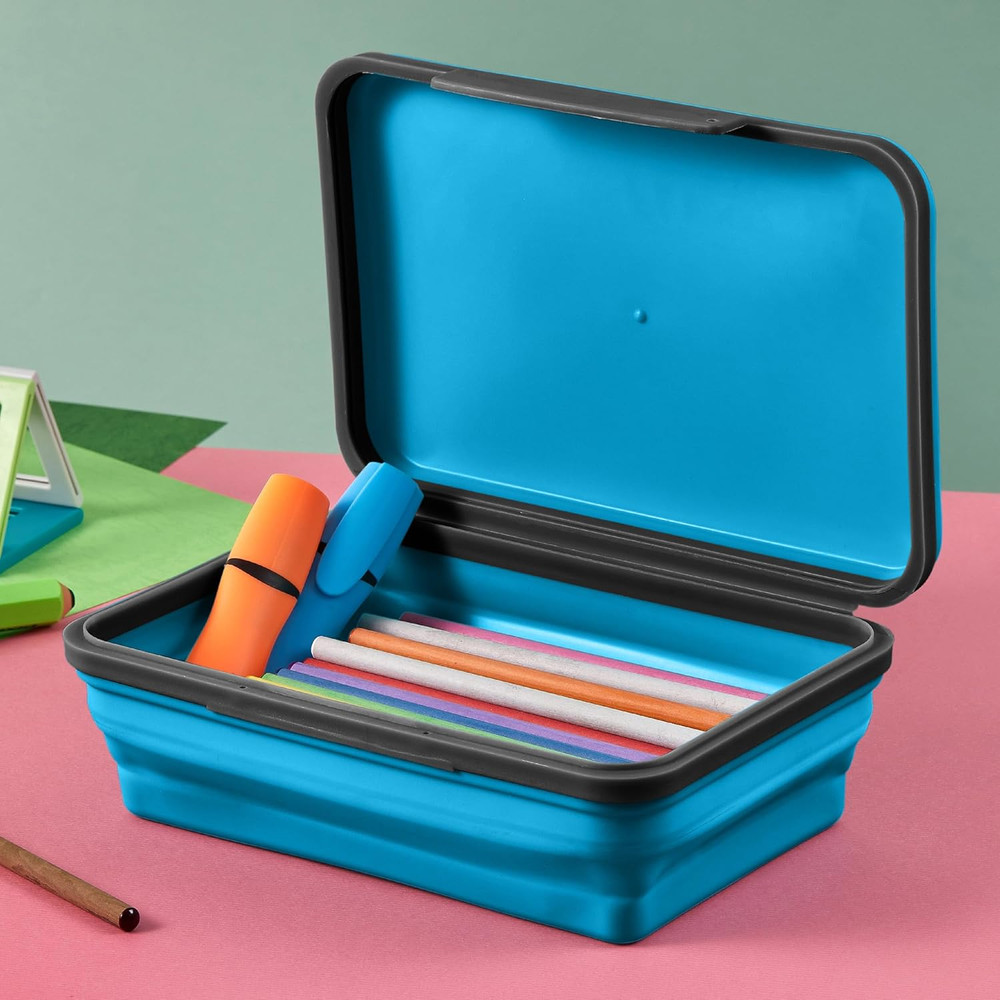 Flexi Storage Pencil Box, Blue