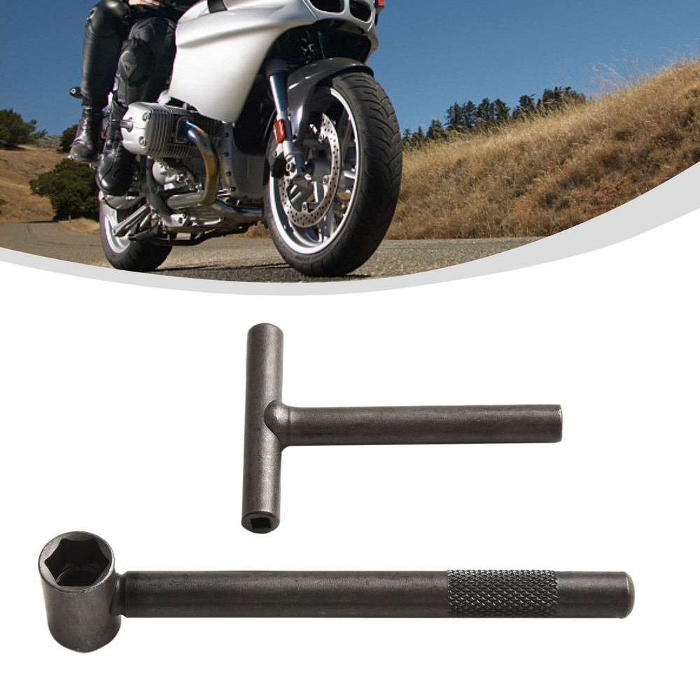 2 Pcs Spanner Wrench Motorcycle Valve Adjustment Tool Square Hexagonal Hardware