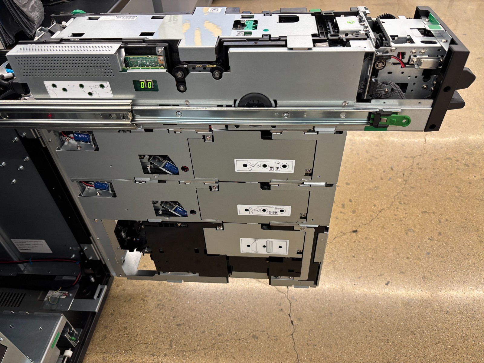 Fujitsu GSR50 Bill Recycler Top module Recycling Cash Box Dispenser