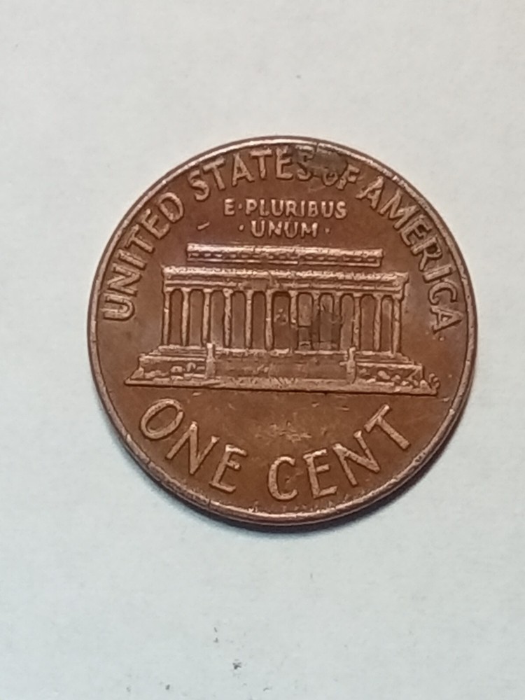 1969 D Lincoln 1ct Die Break