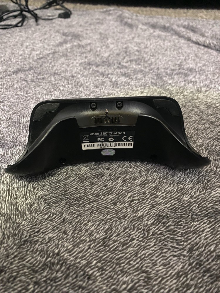 Microsoft Xbox 360 Chatpad Gaming Keypad Controller Attachment, Black