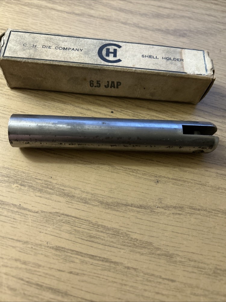 C.H. SHELL HOLDER RAM 6.5 " JAP" , 6.5  ARISAKA, RELOADING SHELL HOLDER
