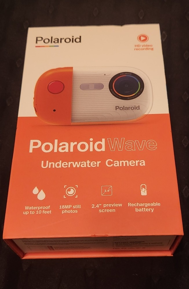 Polaroid Wave Underwater Camera Orange/White