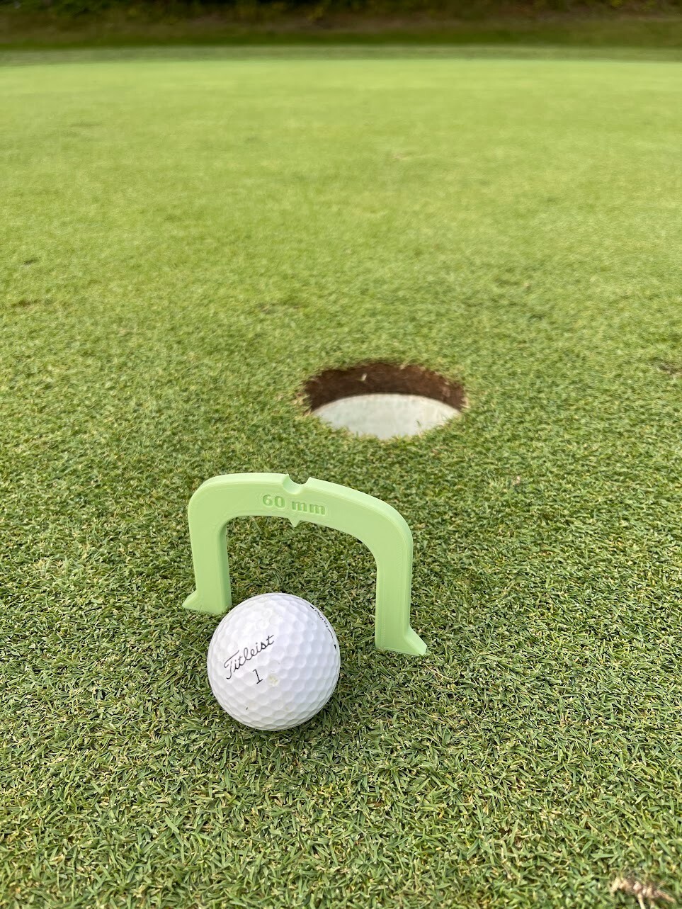 Putter Gate - 2 Pack - Putting Practice Aid - Alignment Tool - Orange