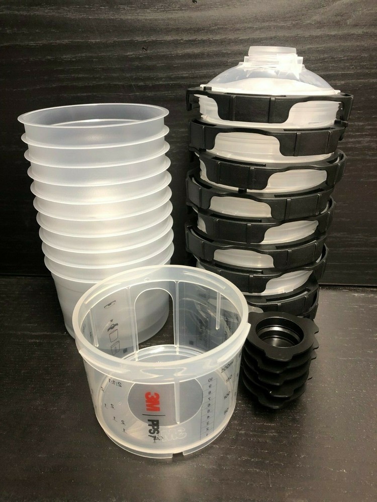 3M PPS 2.0 Starter Kit Mini Size Hard Cup plus 10 Lids and Liners