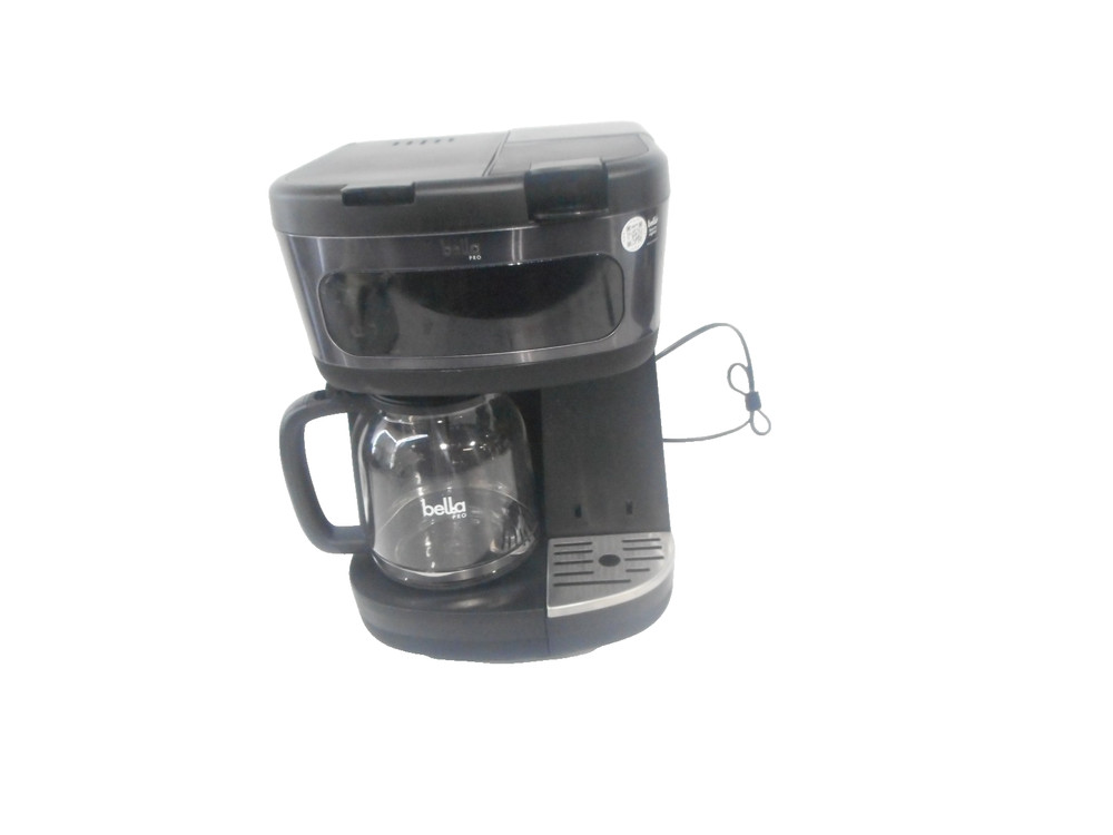 bella PRO MultiBrew 12-Cup Drip & Single-Serve Coffee Maker - Black