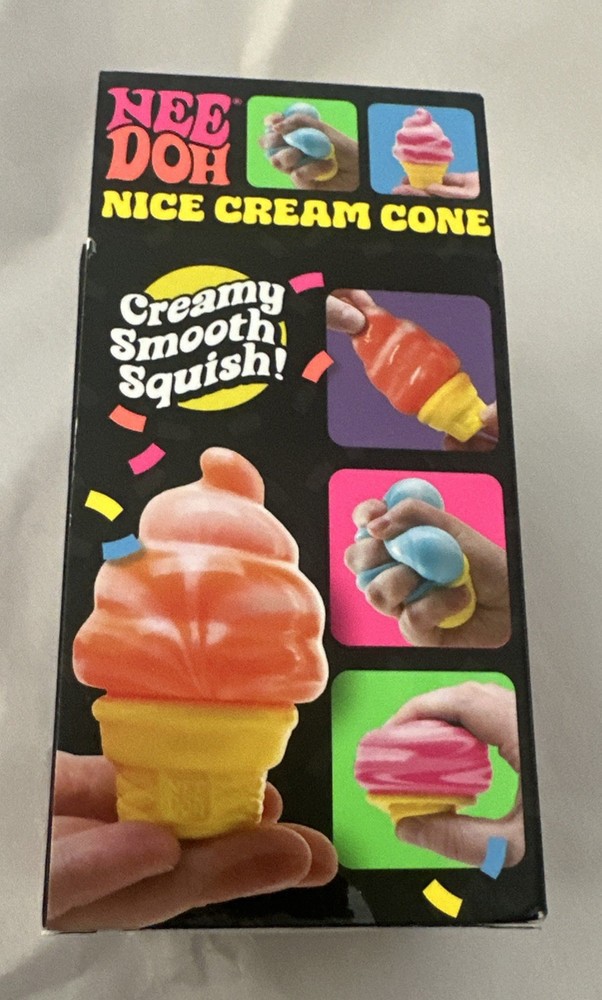 NeeDoh Nice Cream Cone Orange
