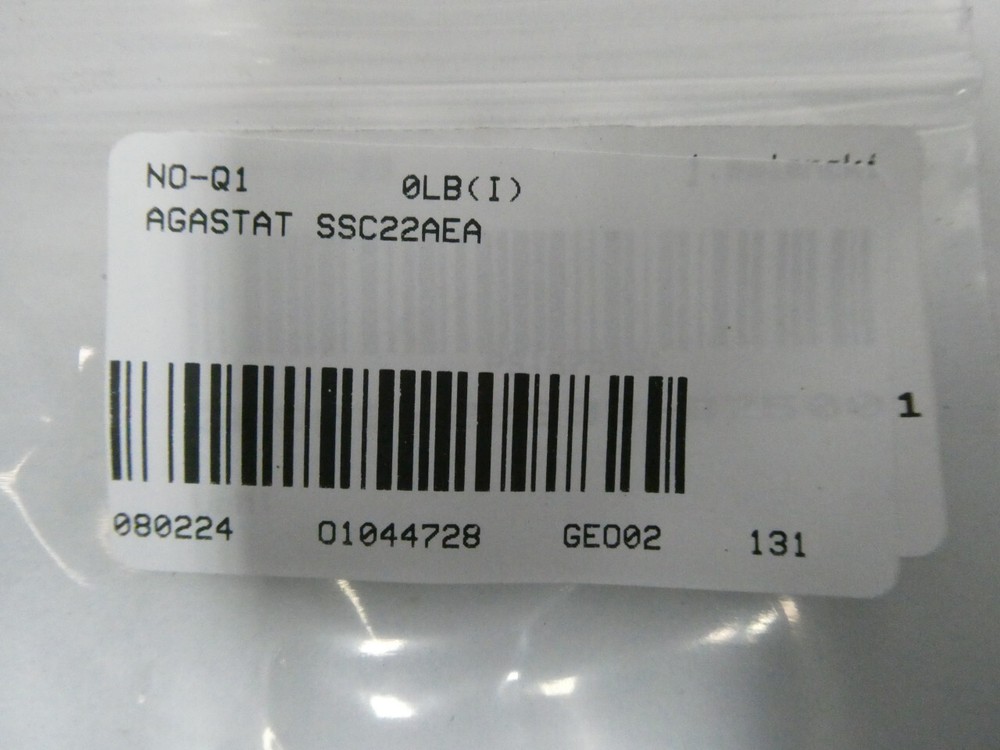 Agastat SSC22AEA Time Delay Relay 4-120sec 120v-ac