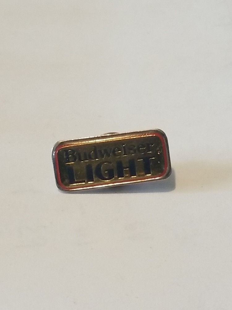 ⭐️ Budweiser Bud Light Beer Hat Lapel Jacket Pin Pinback B2