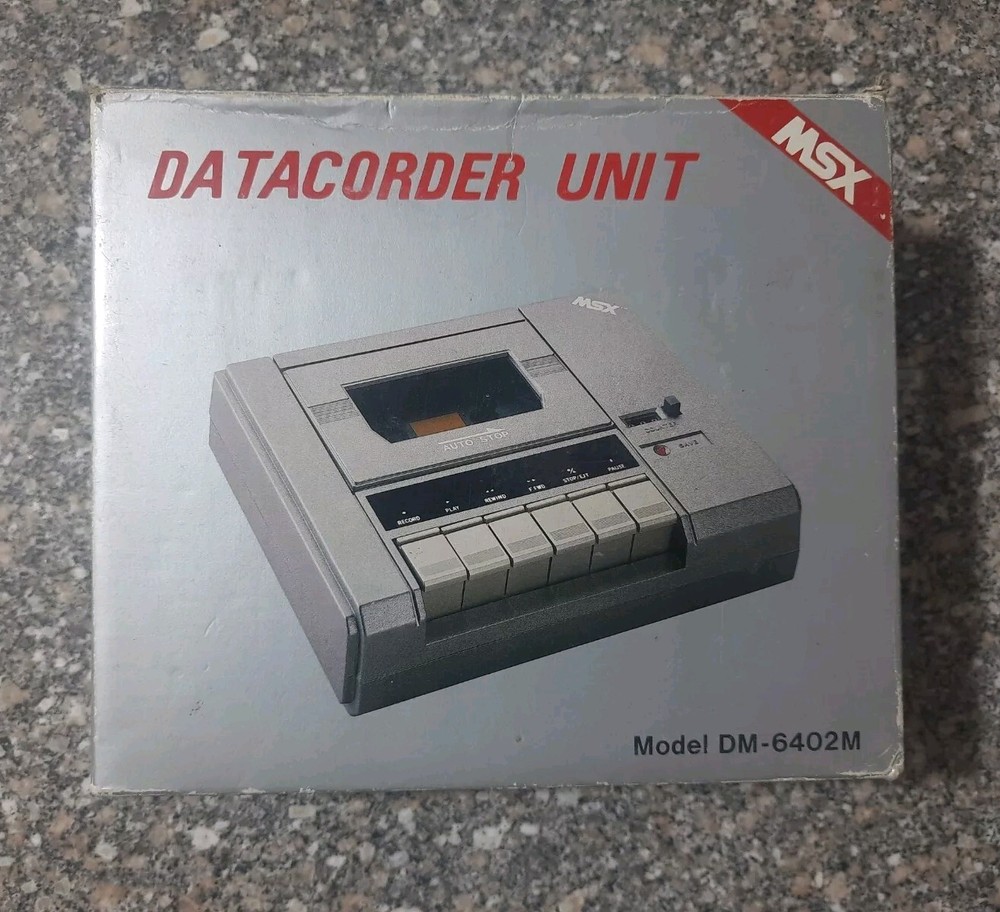 Vintage MSX Computer Datacorder Model: DM-6402M ( BOXED )