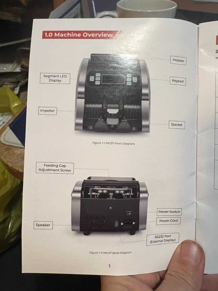 MUNBYN--BANKNOTE COUNTER----IMC07