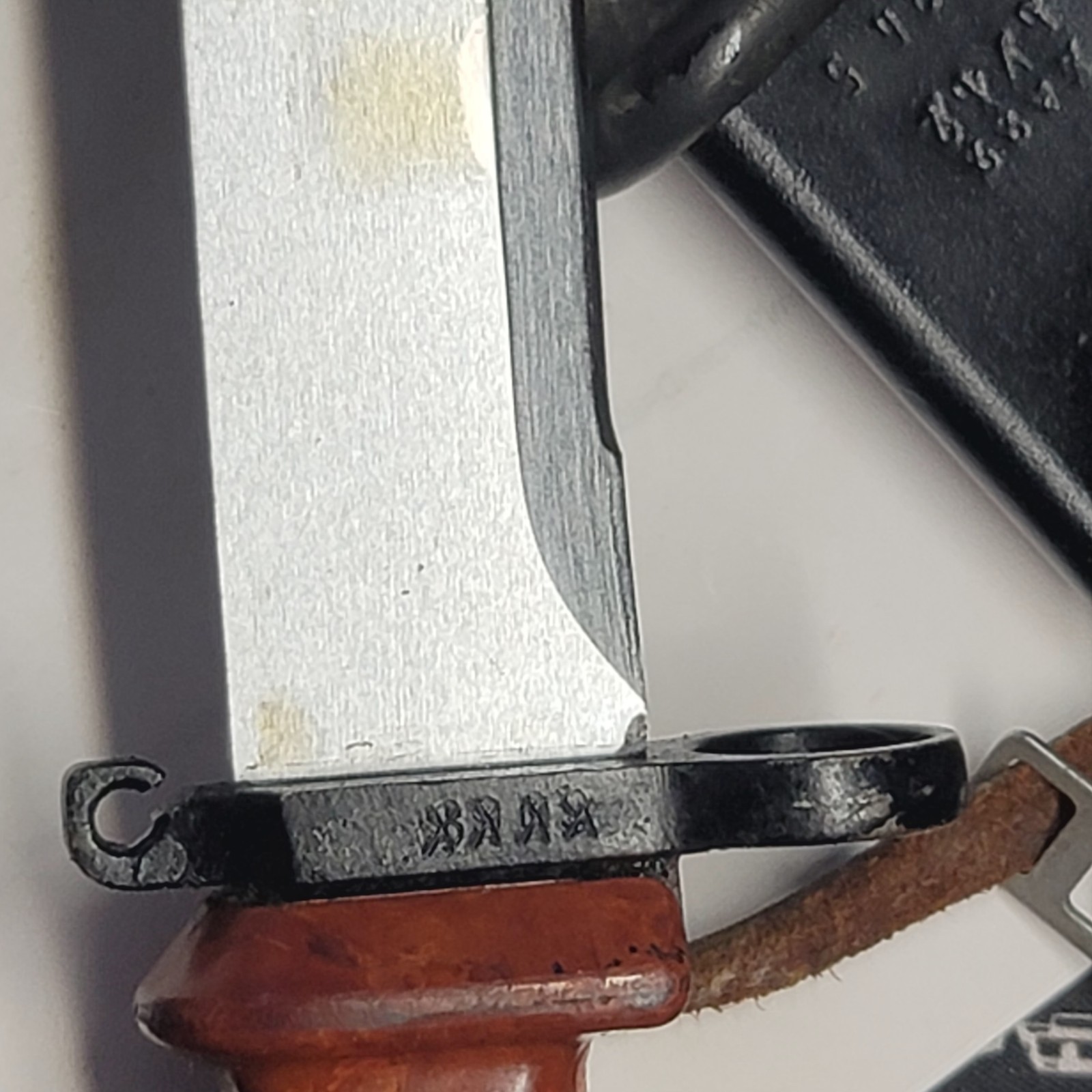 Type 2 Bayonet Polish Good Condition w/ matching sheath cold war