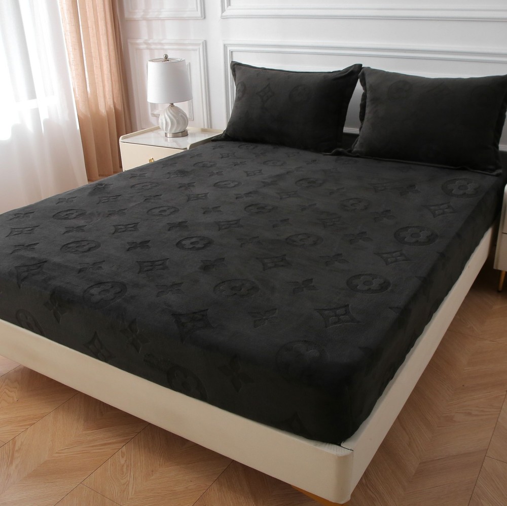 Plush Micro Queen Bed Sheet Set - Soft Fuzzy Velvet Sheets - Extra Warm Winter