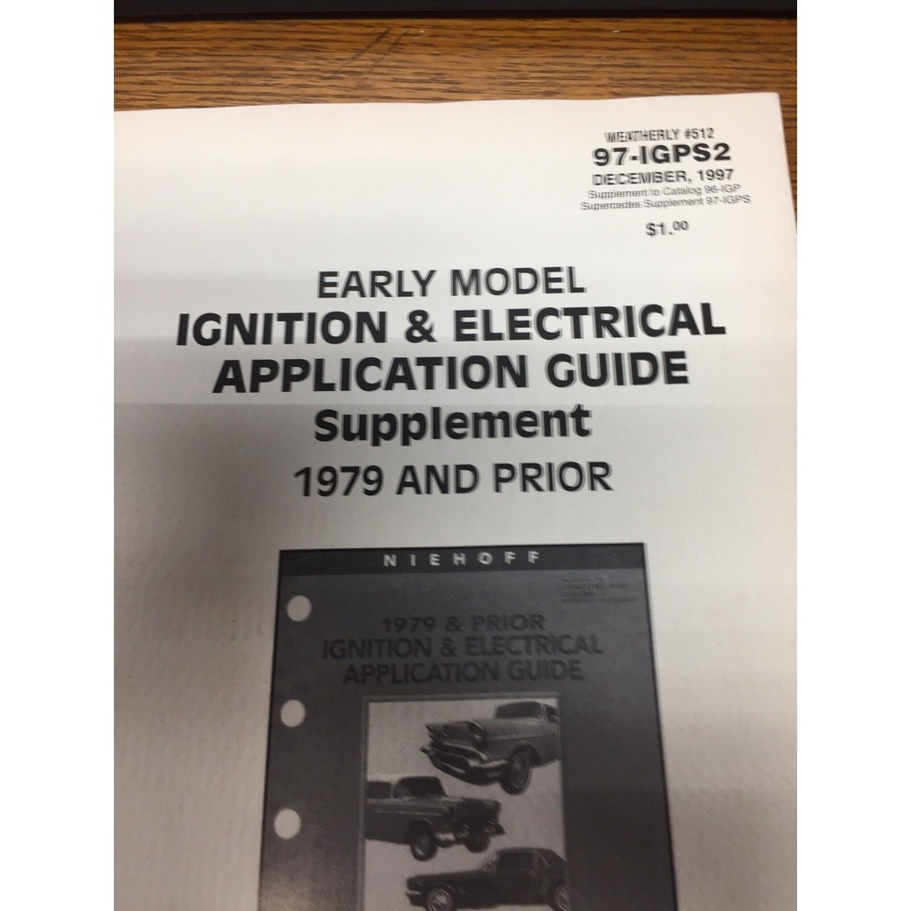 1979 & Earlier BWD Engine Management Application Guide Ignition Emissions Fuel