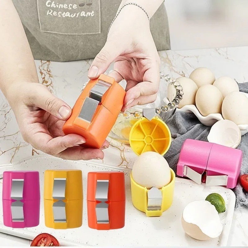 Egg Cracker Tool Manual Egg Shell Separator Opener Kitchen Gadget