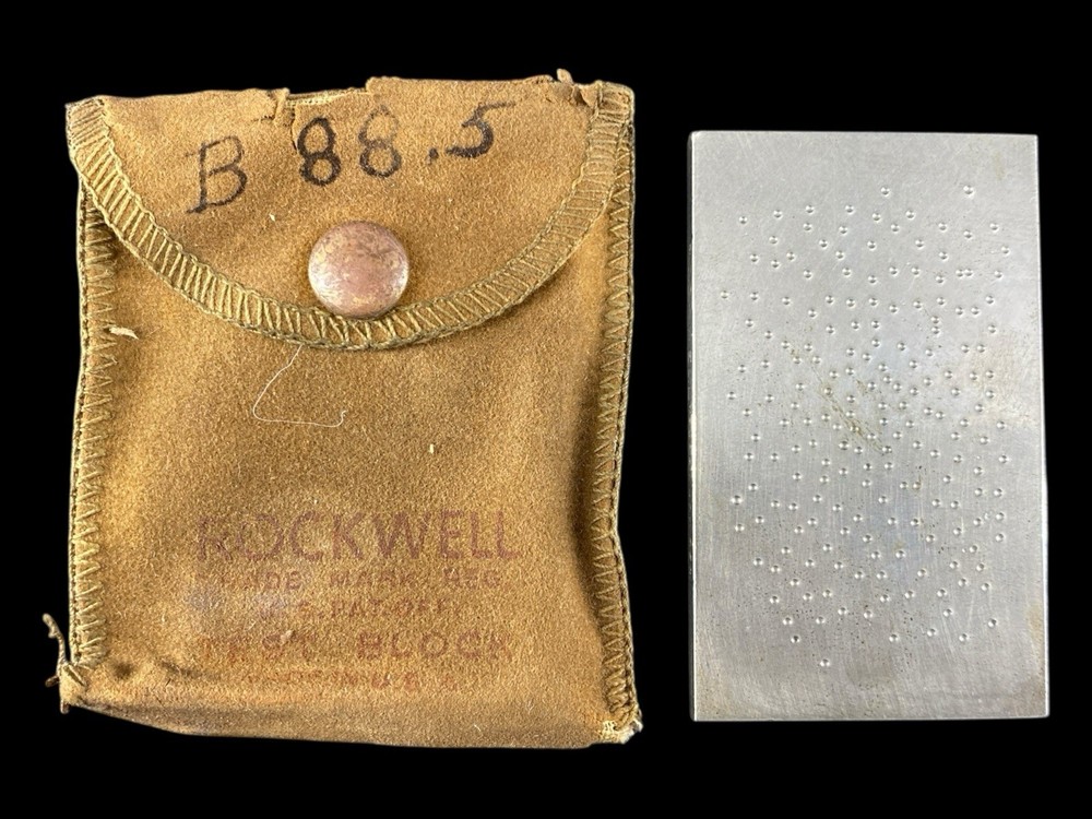 Rockwell Hardness Test Block B 88.5±1.0