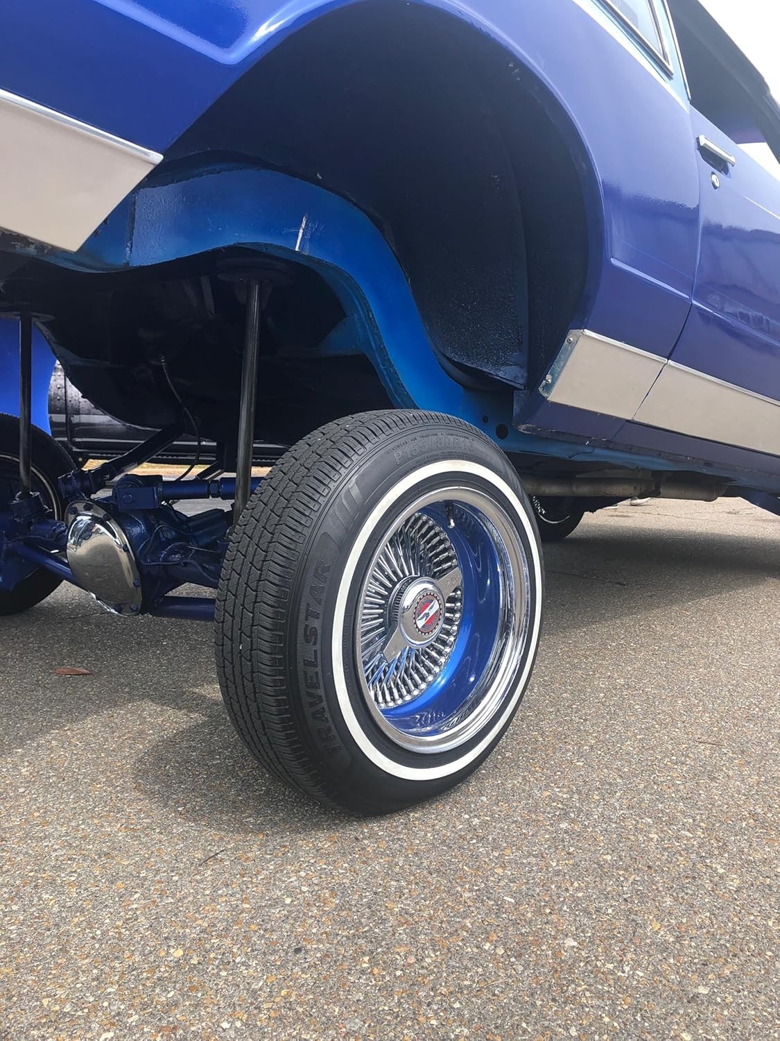 Set of 4 Travelstar UN106 155/80R13 79T 14mm White Wall A/S Passenger Car Tire